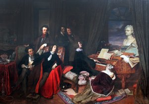 Liszt przy fortepianie
